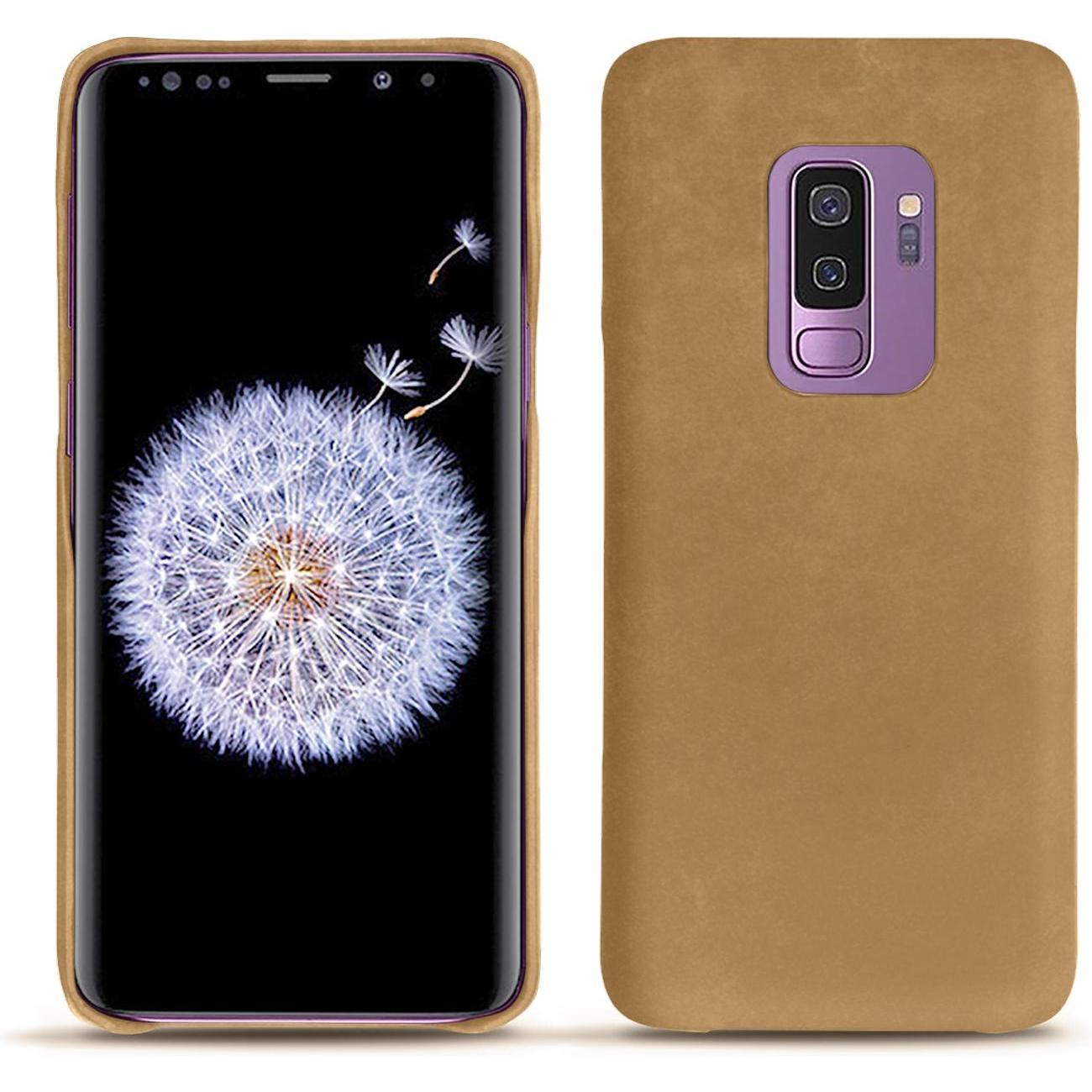 Noreve Lederschutzhülle (Samsung Galaxy S9+), Smartphone Hülle, Braun