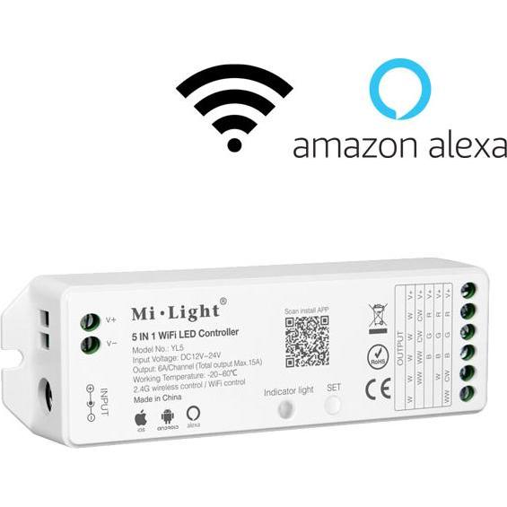 Milight, Zubehör Beleuchtung, 5-in-1 Alexa WiFi iBox Controller