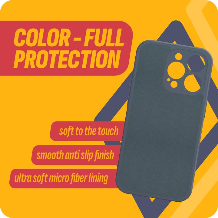 Produktbild Cazy Silikon Hülle Kompatibel mit iPhone 15 Pro - Soft TPU Schutz - (Apple iPhone 15 Pro)