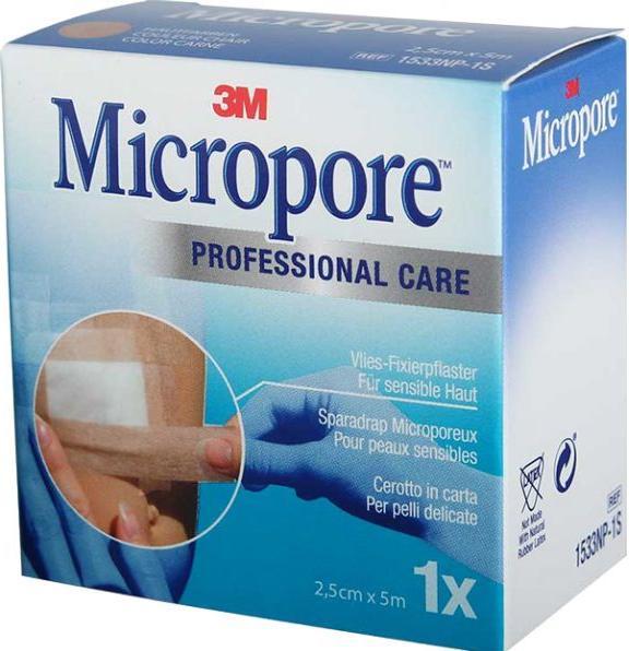 3M Heftpflaster ohne Dispenser hautfarbig refill (12 x)