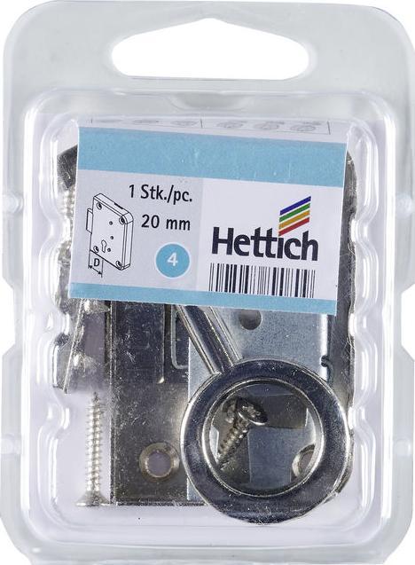 Immagine prodotto Hettich Aufschraubschloss Dornma 20mm, vernickelt