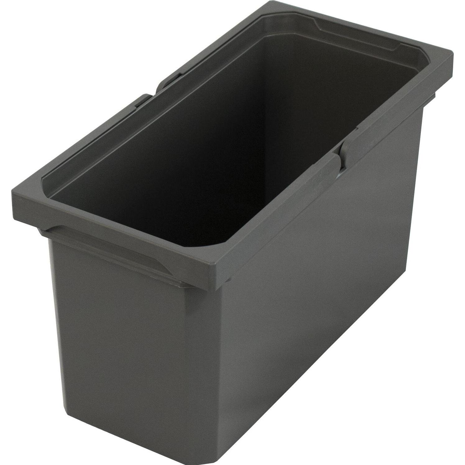 Vauth-Sagel VS ENVI Free Eimer 10 Liter Kunststoff lavagrau, Abfalleimer, Grau