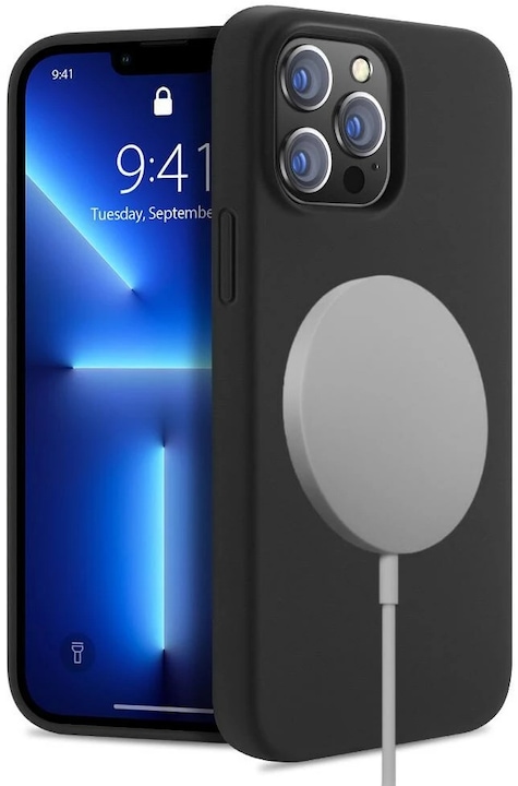 Produktbild Nevox StyleShell Shock MagSafe iPhone 15 Pro schwarz (Apple iPhone 15 Pro)