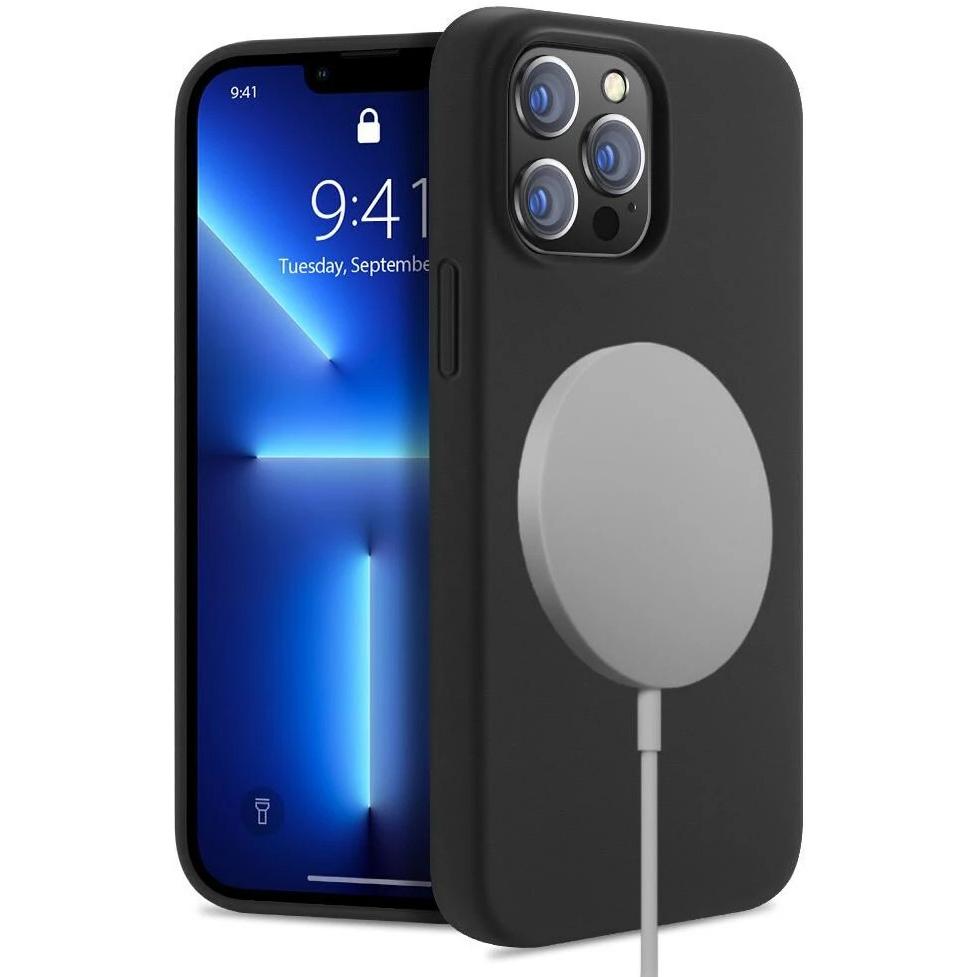 Thumbnail - Nevox StyleShell Shock MagSafe iPhone 15 Pro schwarz (Apple iPhone 15 Pro), Smartphone Hülle, Schwarz