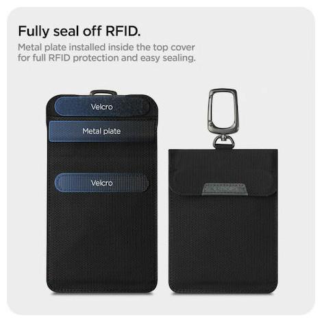 Produktbild Spigen Klatka Faradaya Pouch Keyless RFID signal blocker black