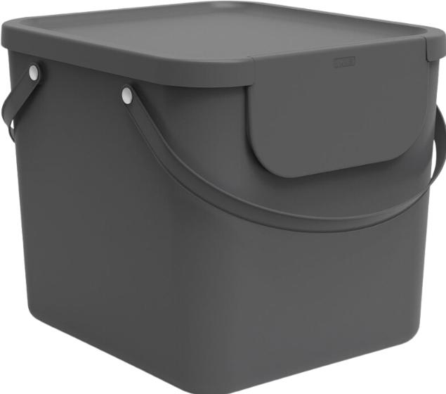 Actual product image Rotho Albula recycling bin 40 l, anthracite (40 l)