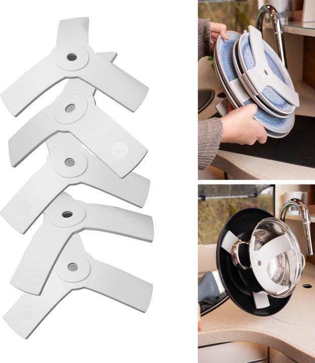 Immagine prodotto Silwy Mazzetta magnetica 5 pezzi, bianca (5 x)