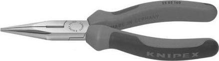 Immagine prodotto Knipex Pinza per meccanica - con becchi mezzotondi con tronchese (pinza per radiotecnici) 25 02 160 SB (215 mm)