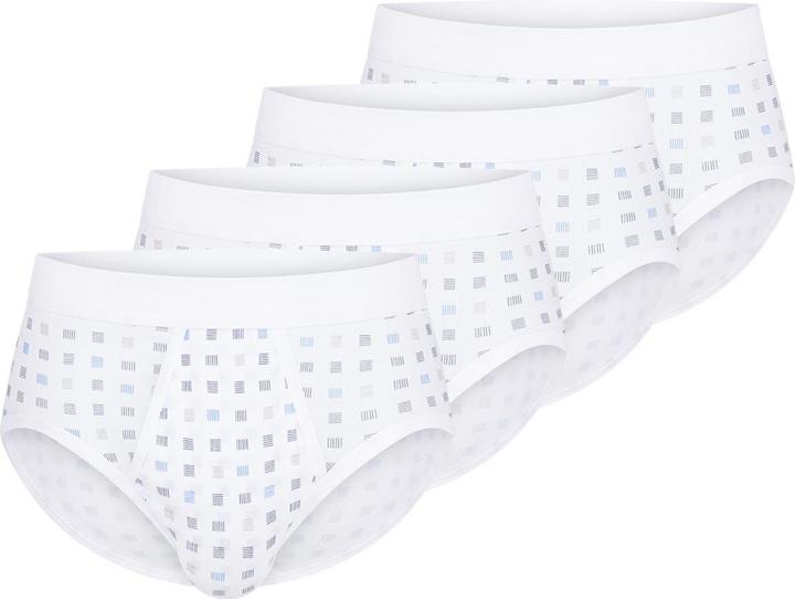 Schiesser 4er Pack Cotton Essentials Feinripp Sportslip (XXL, 4er Pack)