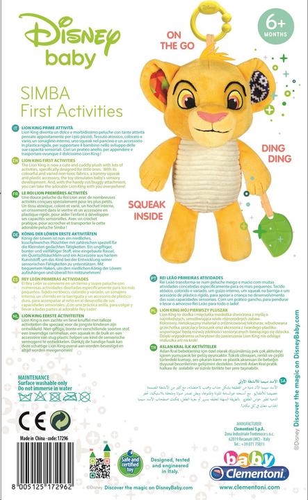 Actual product image Clementoni 17296 stuffed animal (28 cm)