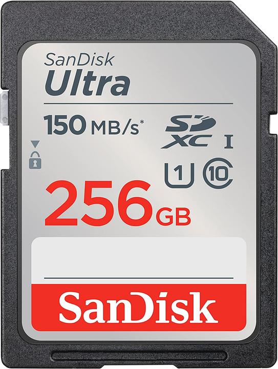 SanDisk Ultra (256 Go, SDXC, U1, UHS-I)