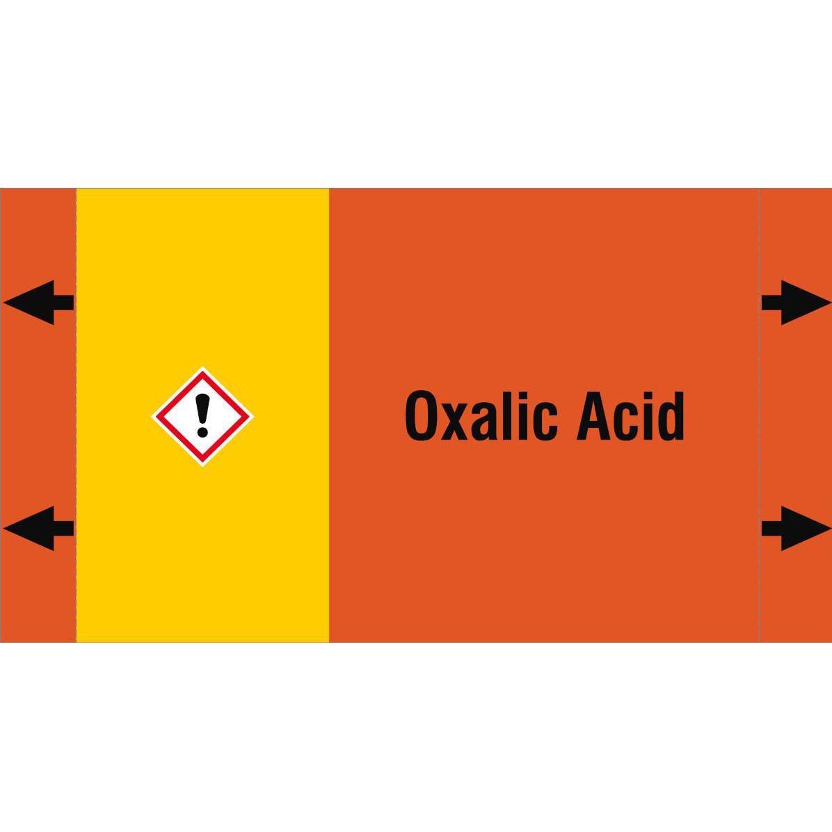 Brady, Etiketten, ISO 20560 Pipe Markers - Acids
