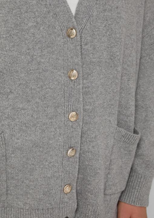 Produktbild s.Oliver Strickjacke Locker geschnittene Strickjacke mit dekorativen Knöpfen (52)