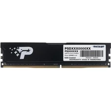 Thumbnail - Patriot RAM D4 2666 32GB C22 Signature HS (1 x 32GB, 2666 MHz, DDR4-RAM, DIMM), RAM, Schwarz