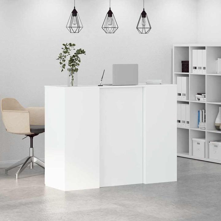 Immagine prodotto VidaXL Banco reception Bianco 135x50x103,5 cm Banco reception in legno