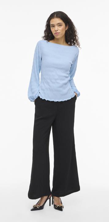 Immagine prodotto Vila VIINGRID U-Boot-Ausschnitt Oberteil mit langen Ärmeln (M)