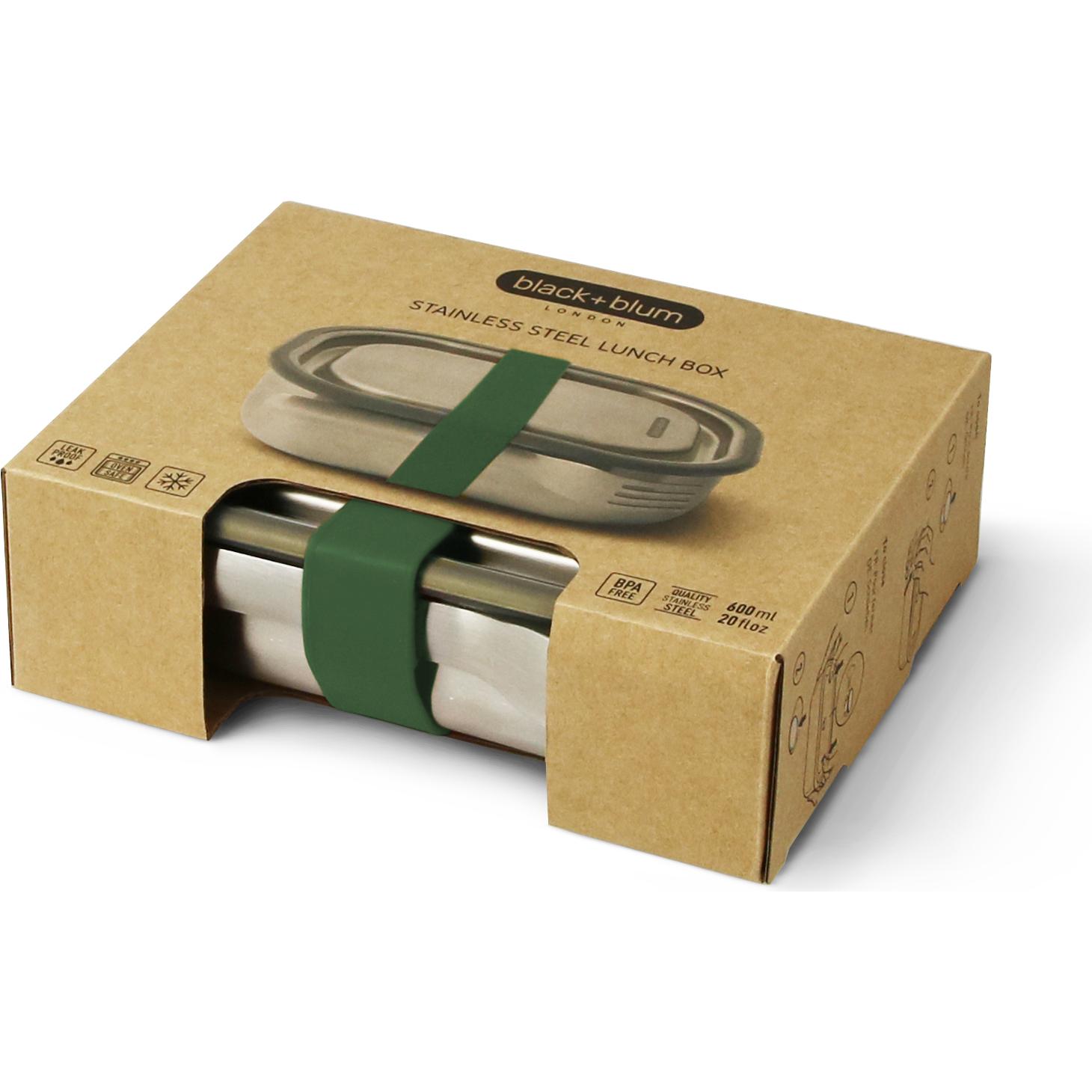 Thumbnail - Black + Blum Sandy, Lunchbox, Grau, Transparent, Grün