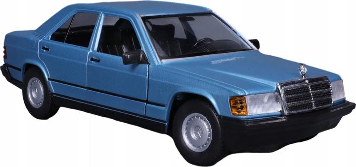 Actual product image Bburago Mercedes Benz 190E 1987 1/24 blue