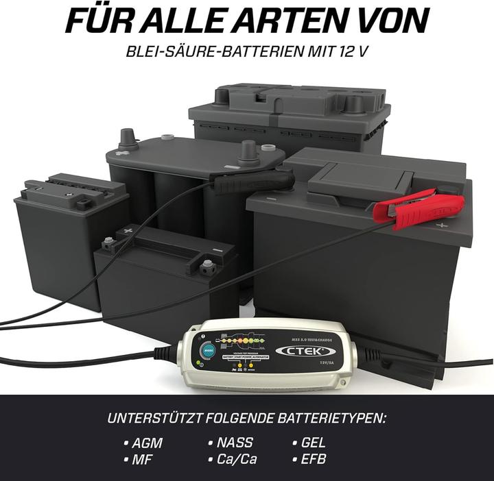 Produktbild Ctek MXS 5.0 Test Charge (12V, 5 A)