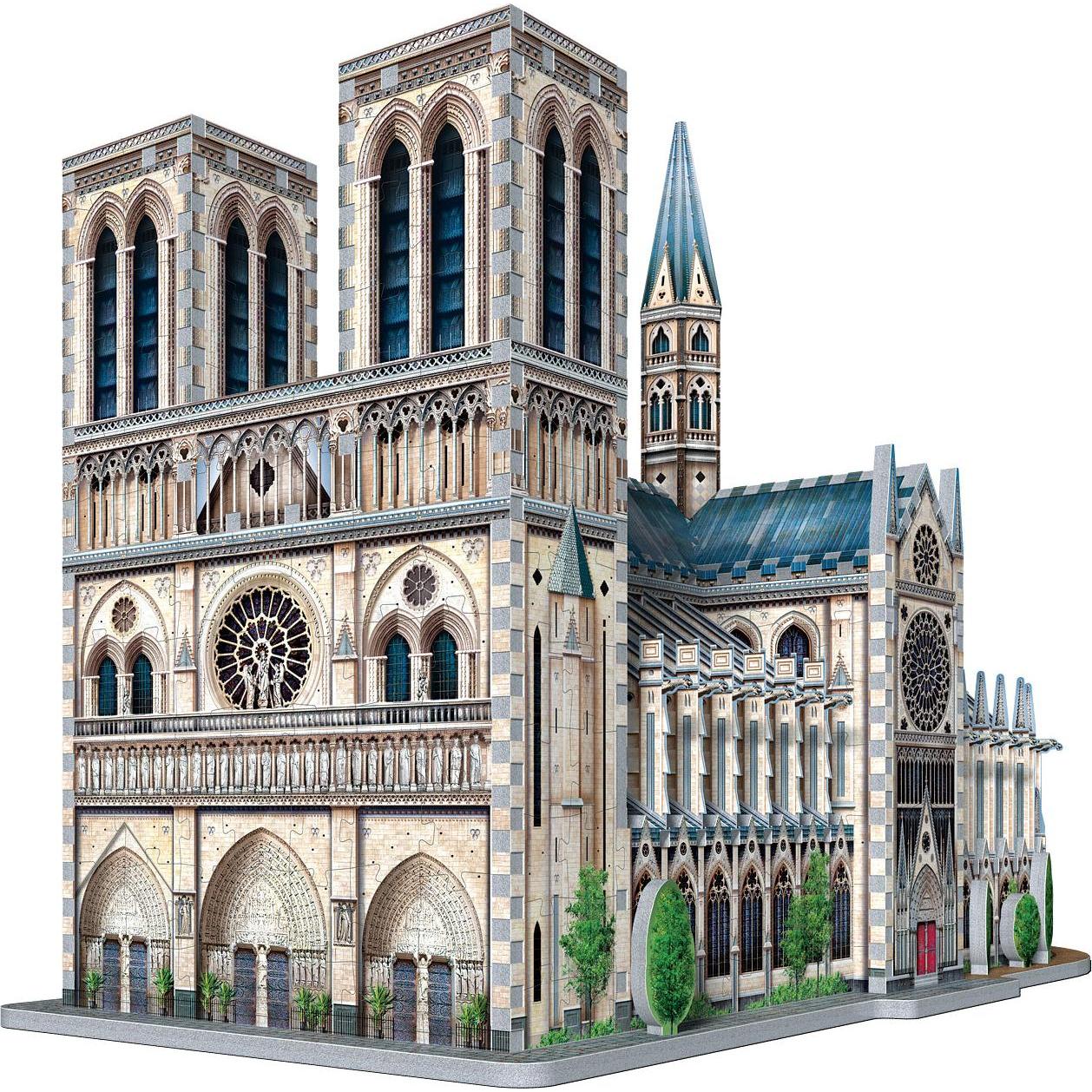 Thumbnail - Wrebbit 3D Castles & Cathedrals: Notre-Dame de Paris (830 Teile) (830 Teile)