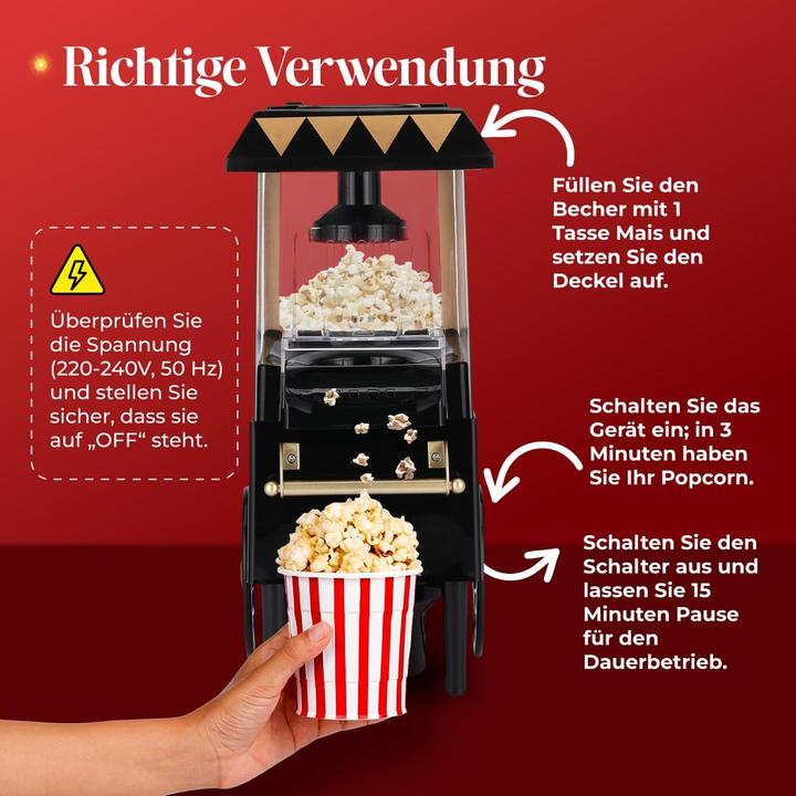 Produktbild Victor Reinz Retro-Popcornmaschine