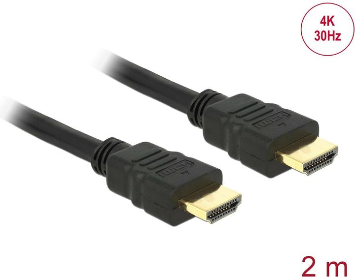 Delock HDMI (Typ A) — HDMI (Typ A) (2 m, HDMI)