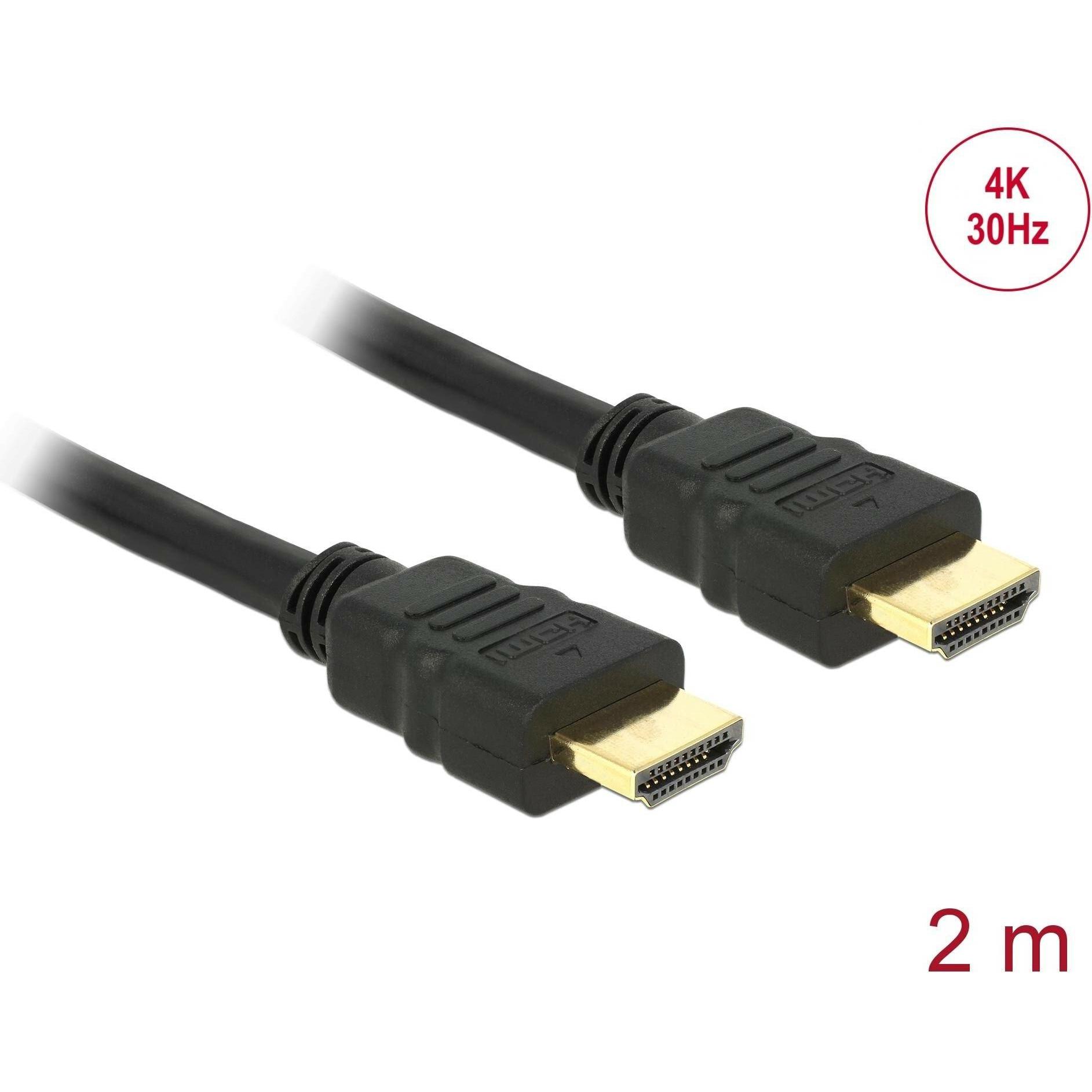 Thumbnail - Delock HDMI (Typ A) — HDMI (Typ A) (2 m, HDMI), Video Kabel
