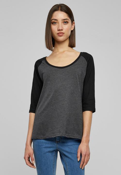 Immagine prodotto Urban Classics Tee Raglan 3/4 da donna a contrasto (XXL)