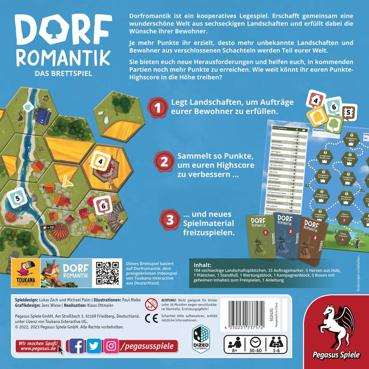 Produktbild Pegasus 51242G - Dorfromantik - Das Brettspiel Fachhandels-exklusiv DE (Deutsch)