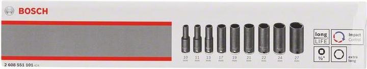 Immagine prodotto Bosch Professional Zubehör Set di bussole per chiavi a bussola per chiavi a bussola (27 mm)
