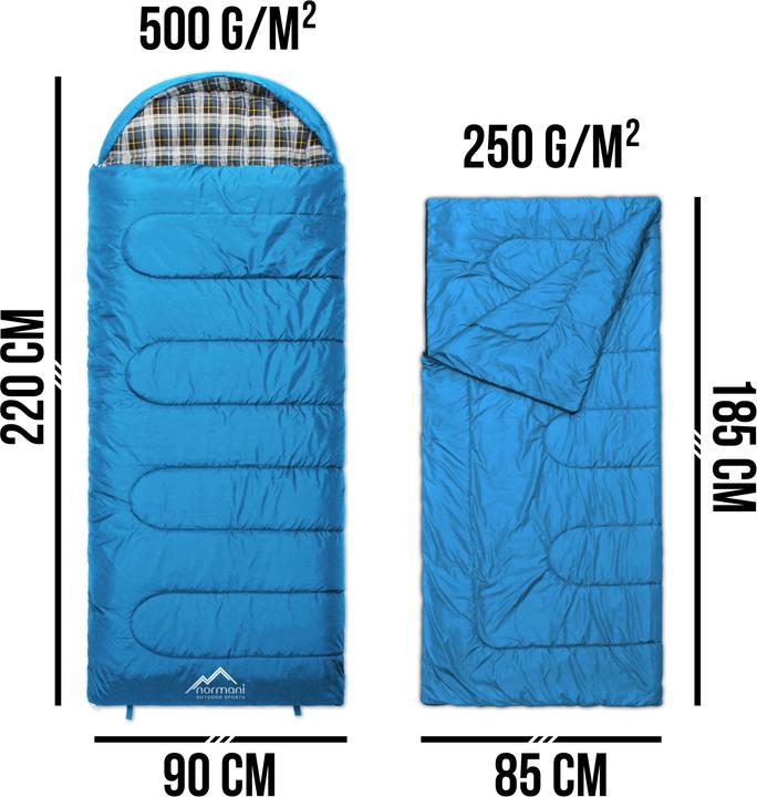 Image du produit Normani Outdoor-Schlafsack Extrem 4-In-1 Antarctica (220 cm)