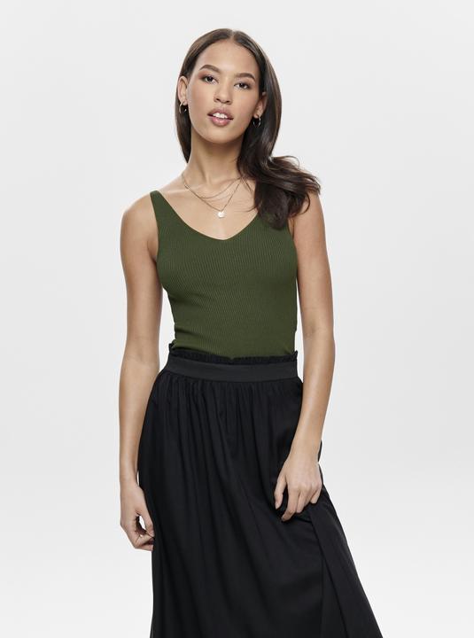 Actual product image JdY V-neck top without sleeves (M)