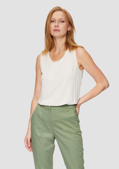 Produktbild s.Oliver T-Shirt Top mit Schmuckperlen (46)
