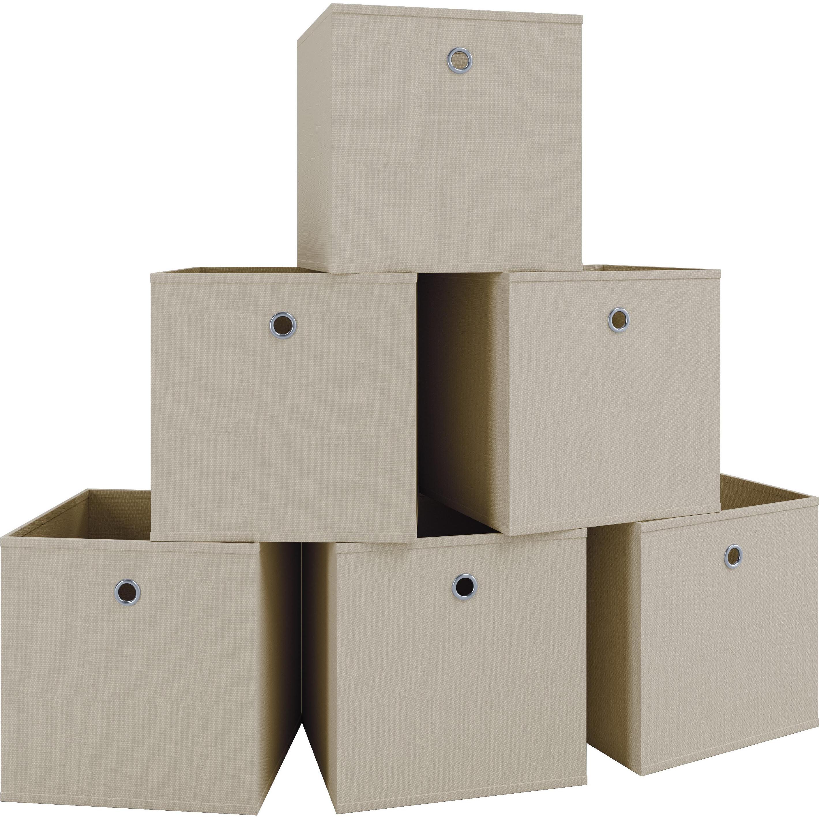 Thumbnail - VCM, Aufbewahrungsbox, 6er-Set Faltbox Klappbox "Boxas (28 x 27 x 27 cm)
