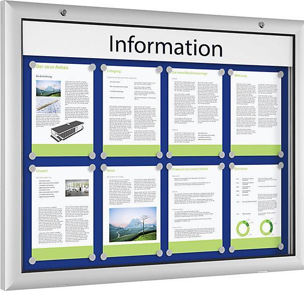 Actual product image Schaar-Design Flat display case (Blackboard, 80 x 102.5 cm)