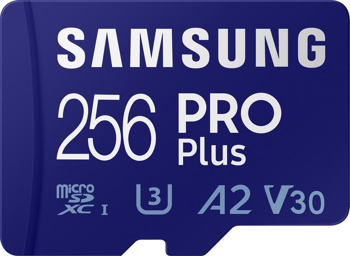 Actual product image Samsung Pro Plus (256 GB, microSDXC, U3, UHS-I)