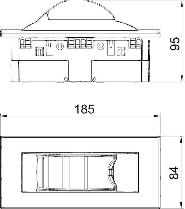 Actual product image OBO Bettermann Installation unit for device installation trunking