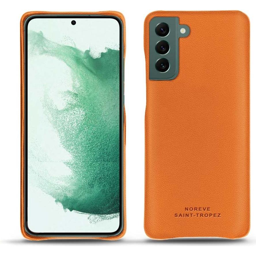 Noreve Lederschutzhülle (Samsung Galaxy S22+ 5G), Smartphone Hülle, Orange
