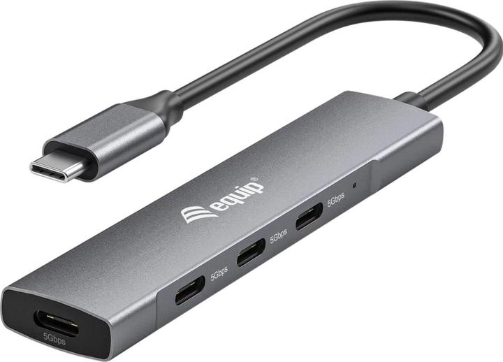 Actual product image NGS Station D'Accueil Portable USB-C 3.0 Wonder Dock Supra (Gris) (USB-C, 4 ports)
