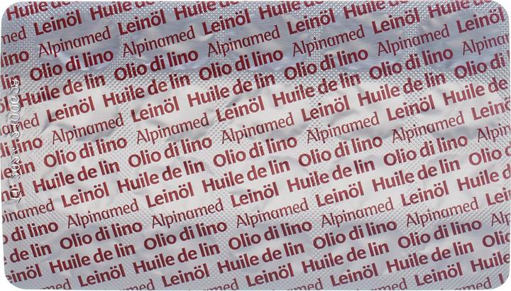 Nutritional values and ingredients Alpinamed Linseed Oil Capsules (100 Piece, Capsules, 112 g)