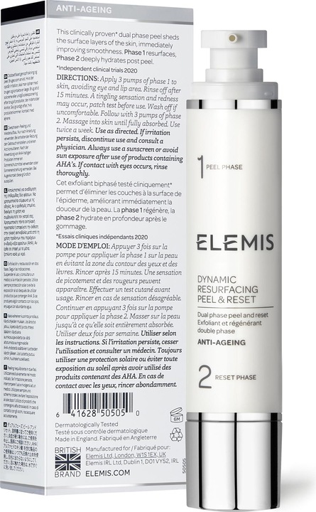 Produktbild Elemis Dynamic Resurfacing Peel & Reset (Peeling, 30 ml)
