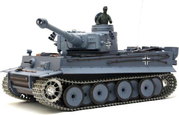 Produktbild Heng Long RC Panzer "German Tiger I"1:16 Mit Stahlgetriebe Und Metallketten -2,4Ghz Fernsteuerung- (RTR Ready-to-Run)