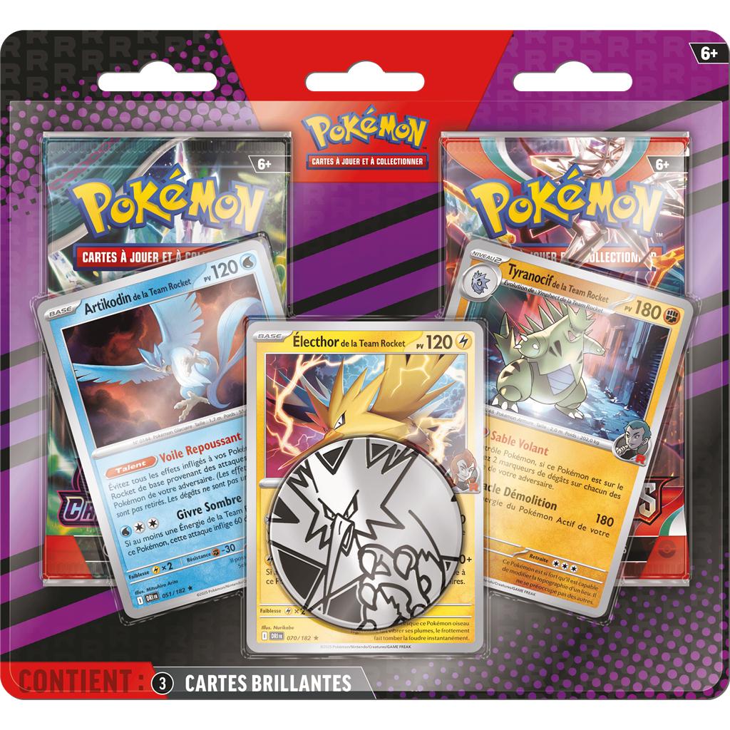 Asmodée Pokémon : pack 2 boosters Q4 25 (Blister) 3 c.p. (Francese, Pacchetto Booster)