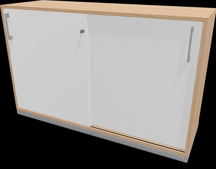 Silver grey, White, Amber oak decor with structure
