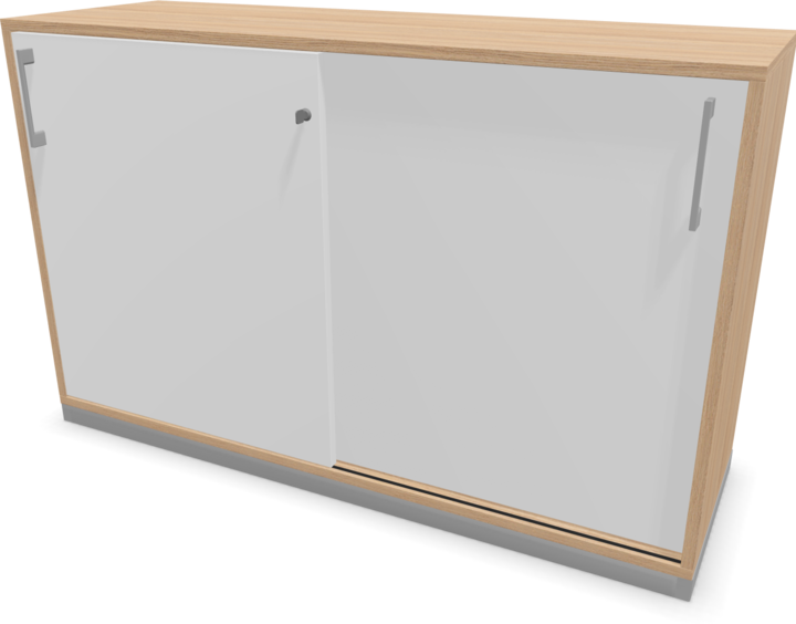 Silver grey, White, Amber oak decor with structure