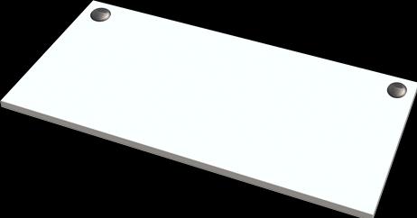 Image du produit Fellowes Tischplatte Levado 180 x 80 cm, Weiss (180 x 80 cm)