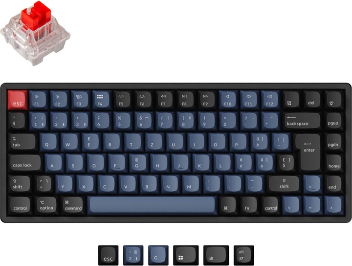 Actual product image Keychron K2 Pro (CH, Cable, Wireless)
