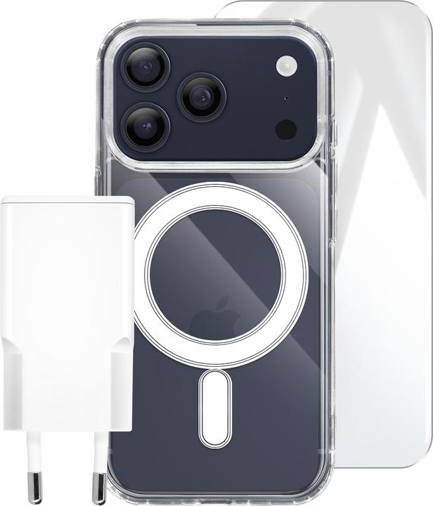 Produktbild 4smarts 3in1 Premium Starter Set für Apple iPhone 17 Pro Max MagSafe-kompatibel (Apple iPhone 17 Pro Max)