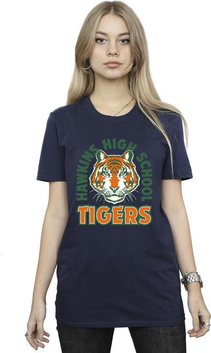 Immagine prodotto Netflix Stranger Things Hawkins Arch Tiger Maglietta Ampia Donna (3XL)