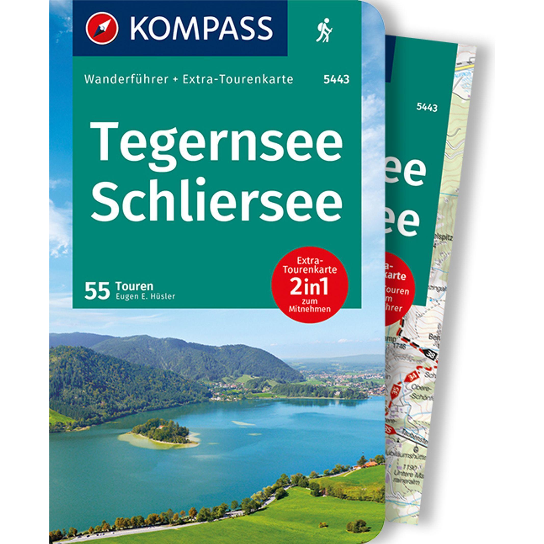 Thumbnail - Wanderführer Tegernsee, Schliersee 5443, Ratgeber von Eugen E. Hüsler